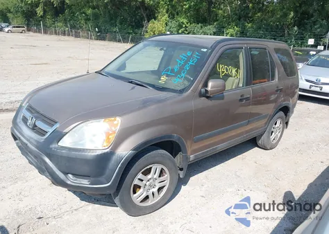 2002 Honda Cr-V Ex z USA, uszkodzony, nr VIN JHLRD78822C016798